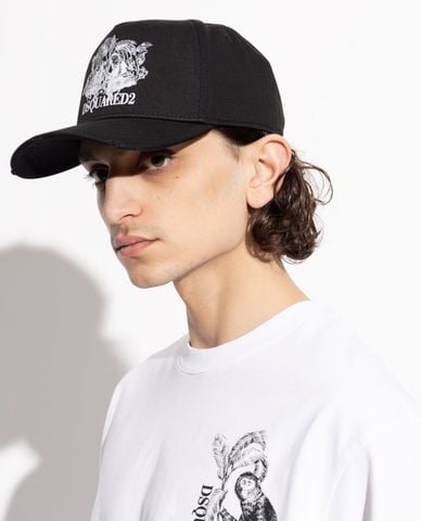  DSQUARED2 - Nón bóng chày nam thêu họa tiết 