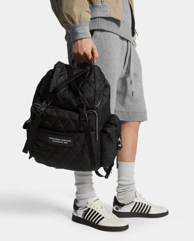 DSQUARED2 - Balo nam phom chữ nhật Heritage 