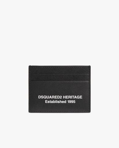  DSQUARED2 - Ví đựng thẻ nam phom chữ nhật Heritage 