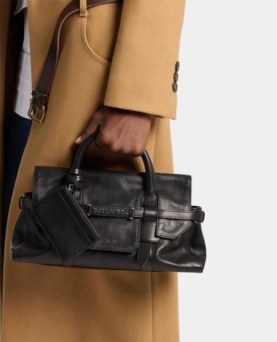  DSQUARED2 - Túi xách nữ hình thang nắp gập Twin 
