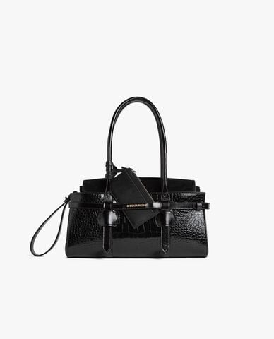  DSQUARED2 - Túi đeo vai nữ phom chữ nhật Twin 