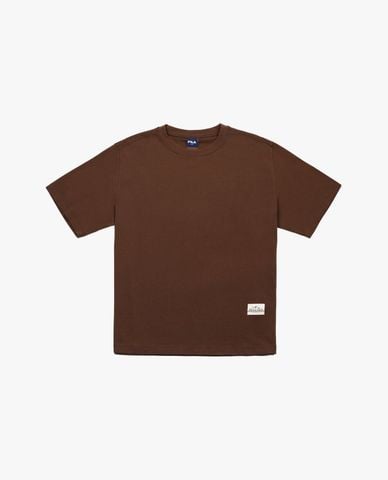  FILA - Áo thun unisex cổ tròn tay ngắn Basic Classic 