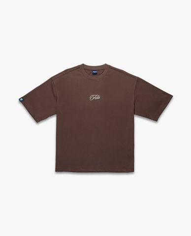  FILA - Áo thun unisex cổ tròn tay ngắn Origin 