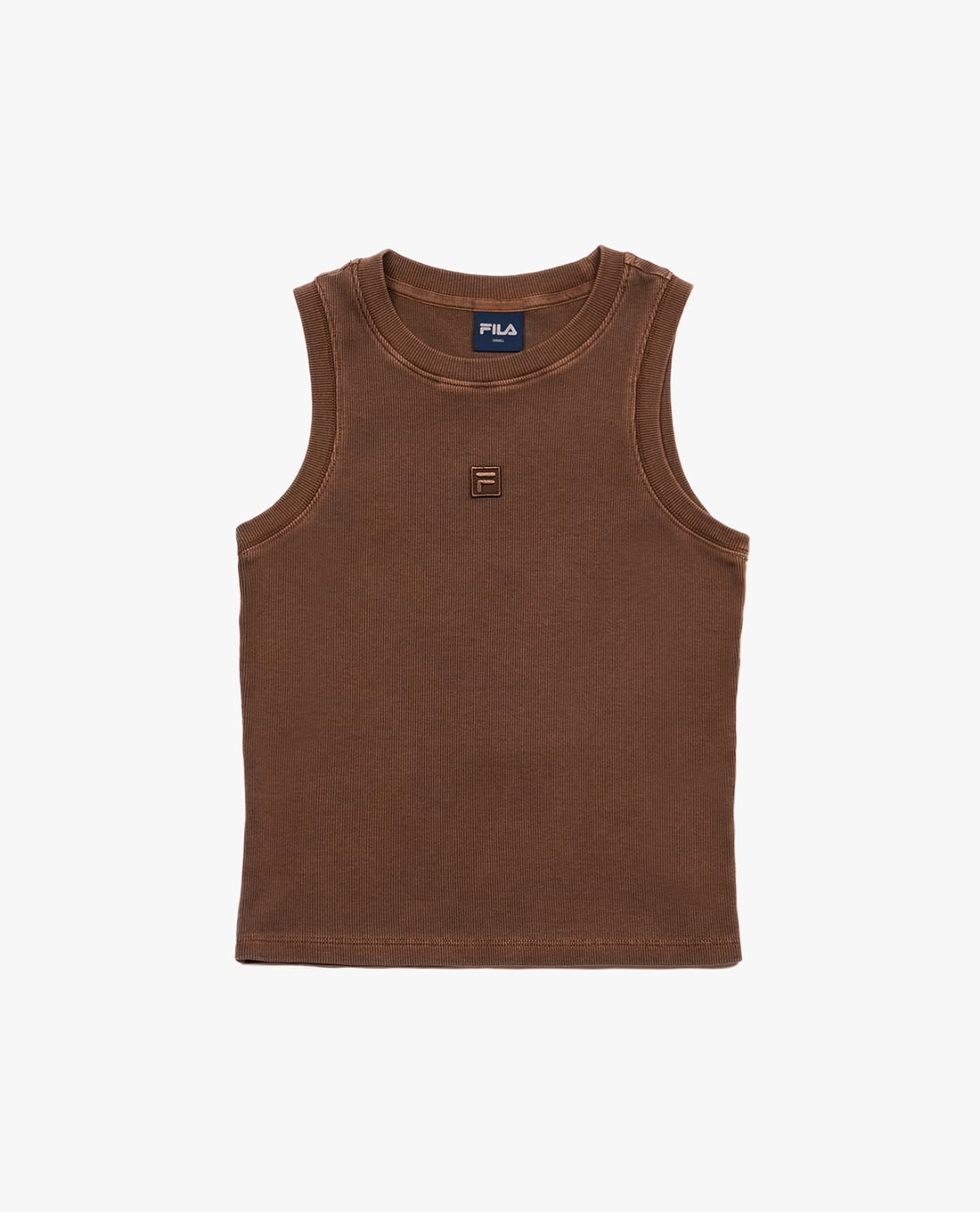 FILA - Áo ba lỗ nữ dệt kim phom ôm Basic Vintage