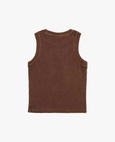  FILA - Áo ba lỗ nữ dệt kim phom ôm Basic Vintage 