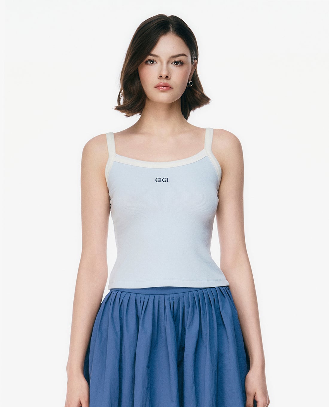 GIGI - Áo hai dây nữ cổ vuông phom ôm