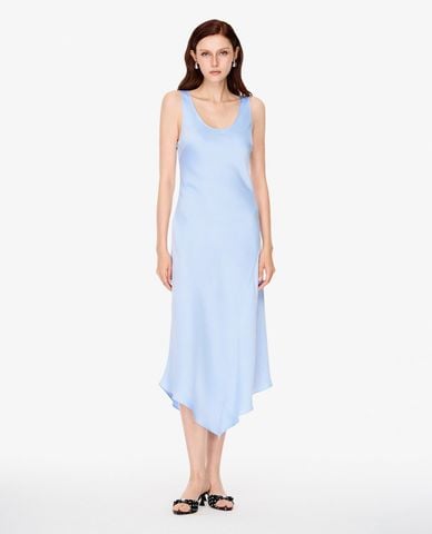  GIGI - Đầm sát nách midi cổ tròn đuôi cá 