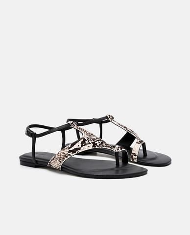  PEDRO - Giày sandals nữ đế bệt mũi tròn 