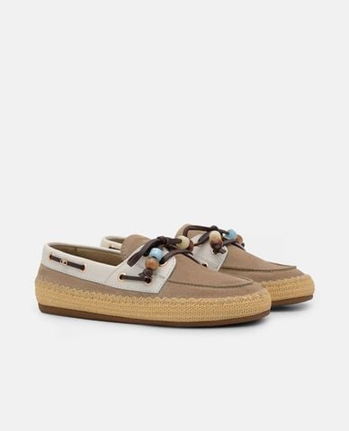  PEDRO - Giày lười nữ đế bệt mũi tròn Dee Leather 