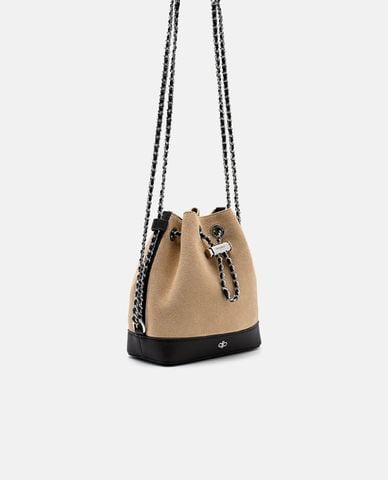  PEDRO - Túi rút dây nữ hình thang Suede Mini 