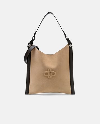  PEDRO - Túi đeo vai nữ hình thang Icon Oversized Suede 