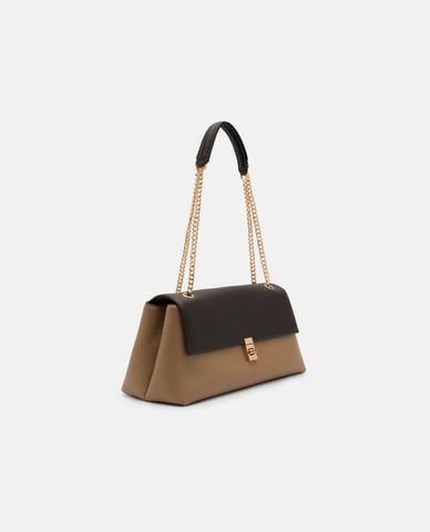  PEDRO - Túi đeo vai nữ hình thang Leather Foldover 