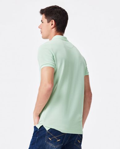  USPA - Áo polo nam cổ bẻ tay ngắn thêu logo 