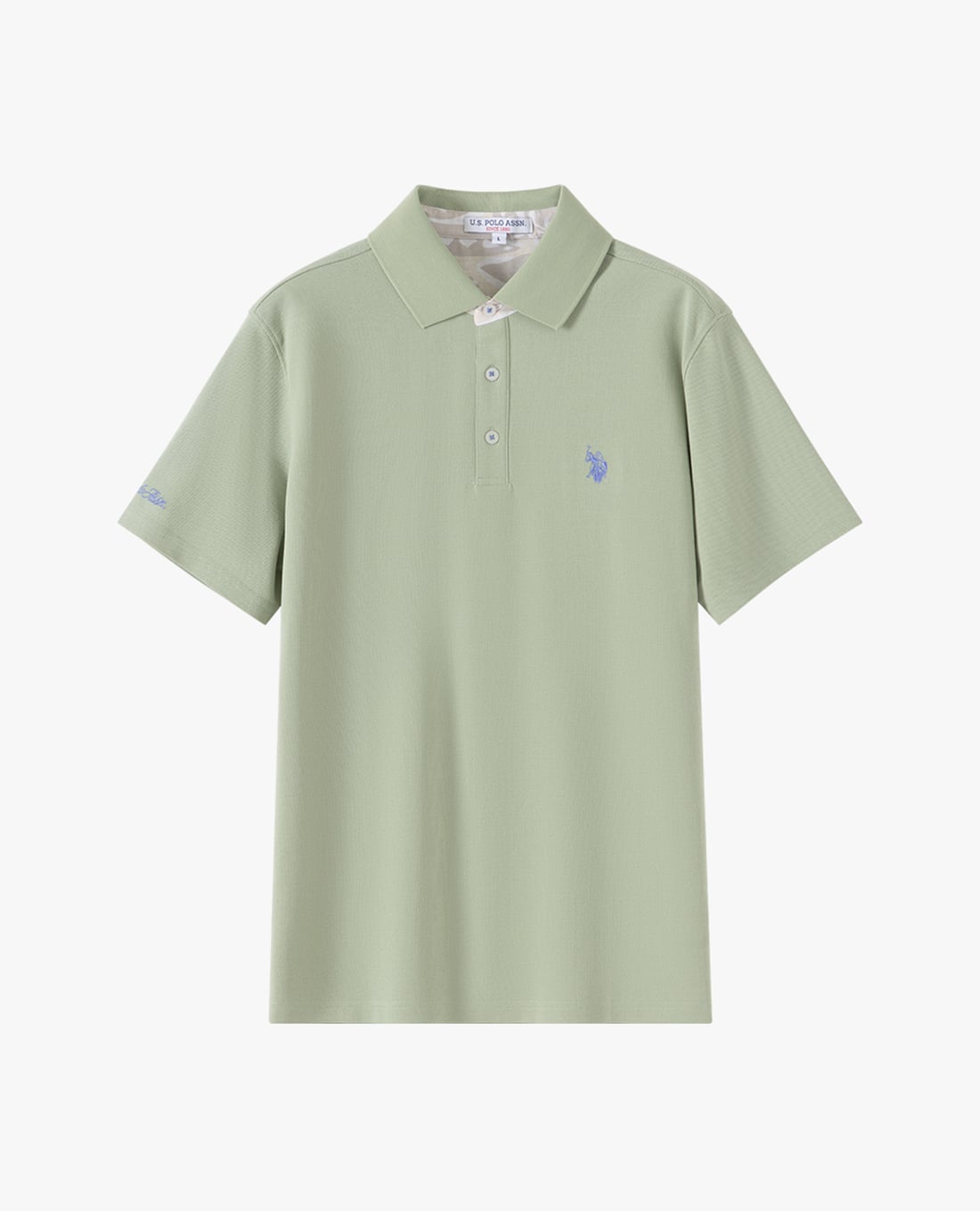USPA - Áo polo nam cổ bẻ tay ngắn thêu logo