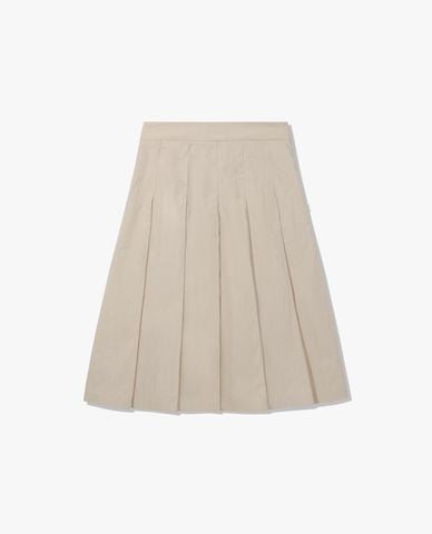  FILA - Chân váy xếp li midi lưng thun 