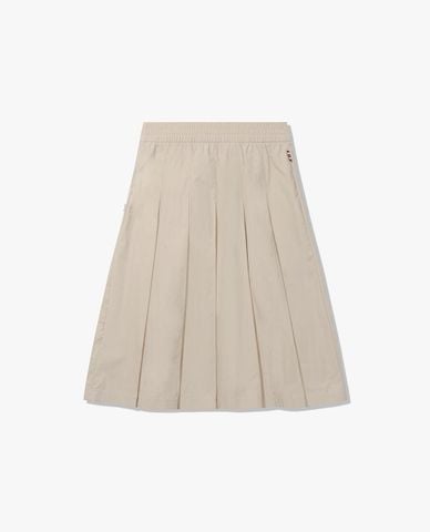  FILA - Chân váy xếp li midi lưng thun 
