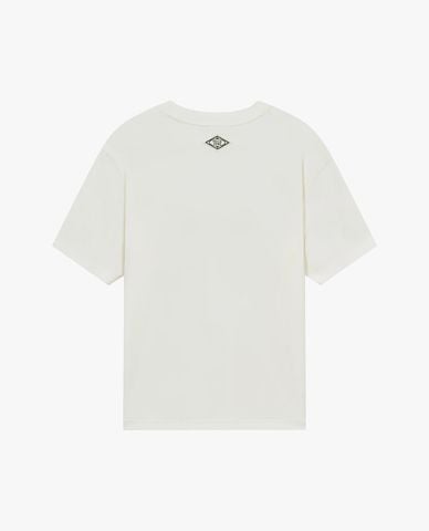  PALLADIUM - Áo thun nam cổ tròn tay ngắn in họa tiết 
