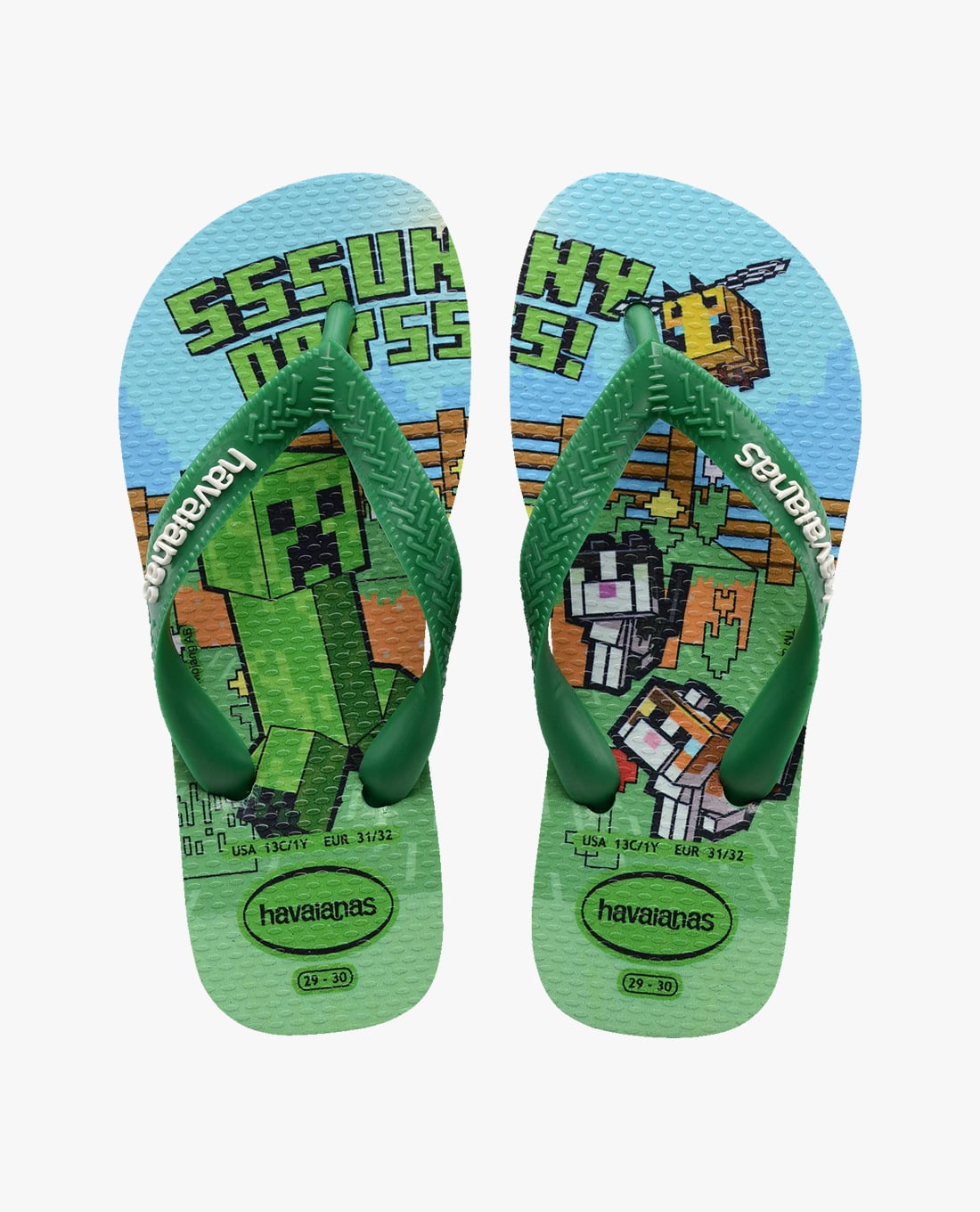 HAVAIANAS - Dép kẹp trẻ em Kids Minecraft