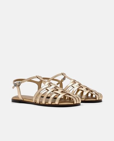  PEDRO - Giày sandals nữ đế bệt mũi tròn Talia 