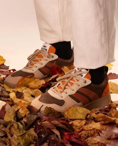  PALLADIUM - Giày sneakers unisex cổ thấp Pallacup Flame Suede 