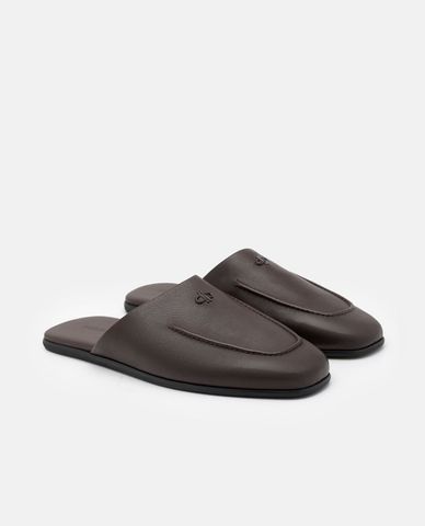  PEDRO - Giày mules nam đế bệt Leather 