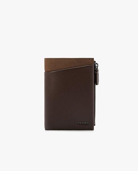  PEDRO - Ví đựng thẻ nam Leather Bi Fold 