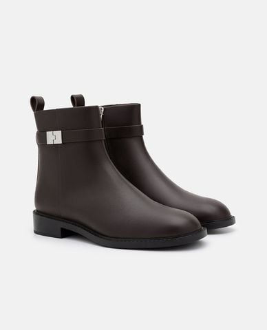  PEDRO - Giày boots nữ đế thấp cổ cao Jatte 