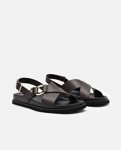  PEDRO - Giày sandals nữ đế bệt mũi tròn Goya 