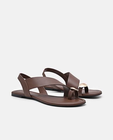  PEDRO - Giày sandals nữ đế bệt Alexis Leather 
