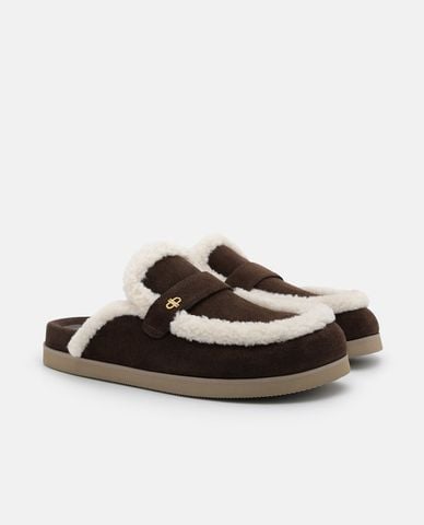  PEDRO - Giày mules nữ đế bệt mũi tròn 