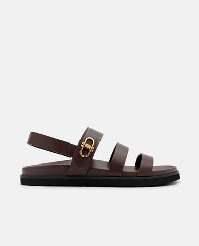  PEDRO - Giày sandals nữ đế bệt mũi tròn Sienna 