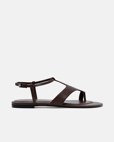 PEDRO - Giày sandals nữ đế bệt mũi tròn 