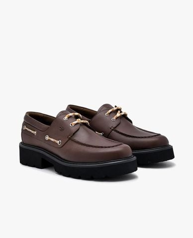  PEDRO - Giày lười nữ đế cao Zoya Leather 