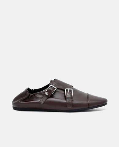  PEDRO - Giày oxford nữ đế bệt mũi tròn Lauren 