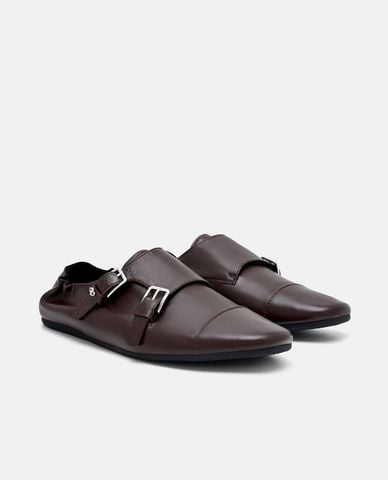  PEDRO - Giày oxford nữ đế bệt mũi tròn Lauren 