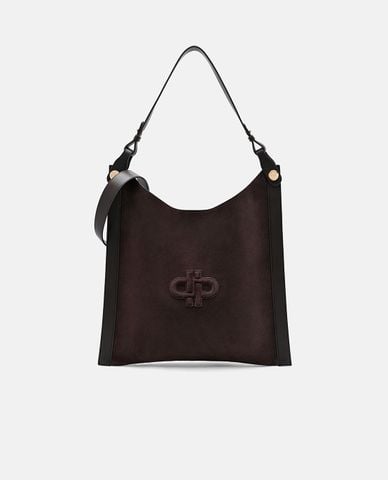  PEDRO - Túi đeo vai nữ hình thang Icon Oversized Suede 