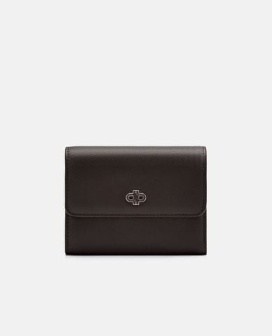  PEDRO - Ví nữ dáng ngắn nắp gập Icon Leather 