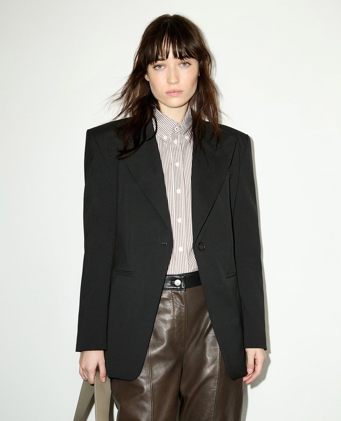 MAX&Co. - Áo khoác blazer nữ một hàng nút Mcosabine