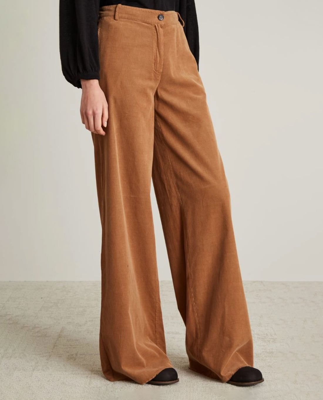 MAX&Co. - Quần nữ ống rộng lưng cao Emery