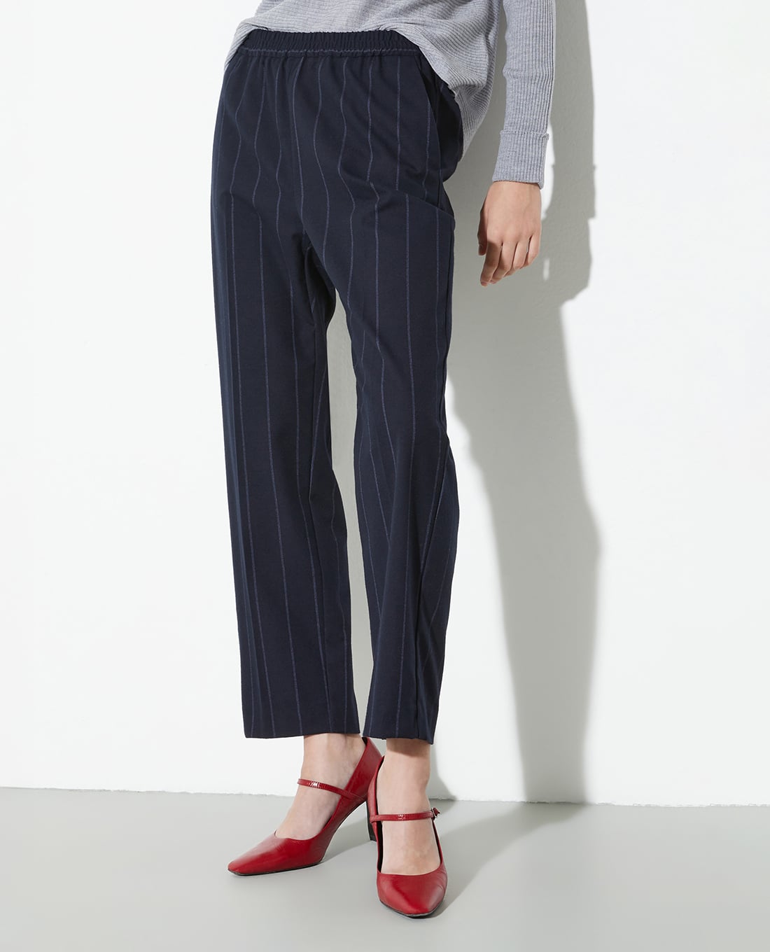 MAX&Co. - Quần nữ ống đứng kẻ sọc Giunto