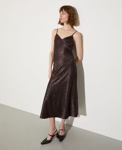  MAX&Co. - Đầm hai dây midi satin Mcofavella 