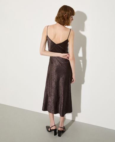  MAX&Co. - Đầm hai dây midi satin Mcofavella 