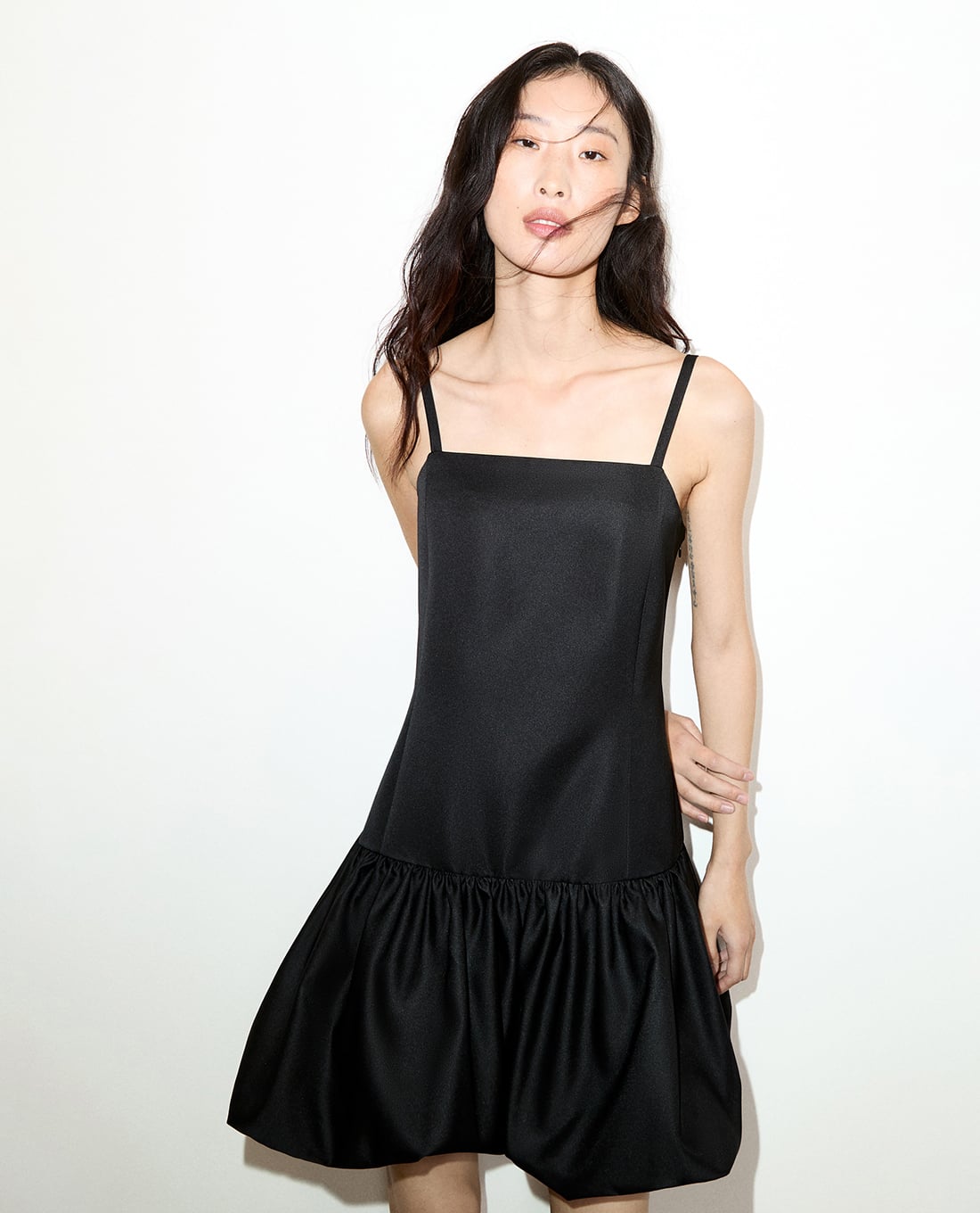 MAX&Co. - Đầm hai dây mini dáng bồng Mcomarina