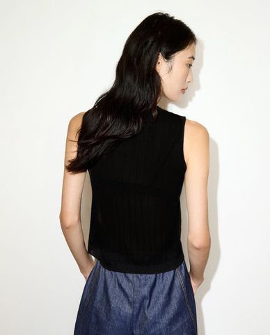  MAX&Co. - Áo sát nách nữ dệt kim cổ tròn Mcocampale 