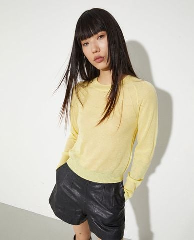  MAX&Co. - Áo dệt kim nữ cổ tròn tay dài Algeri 