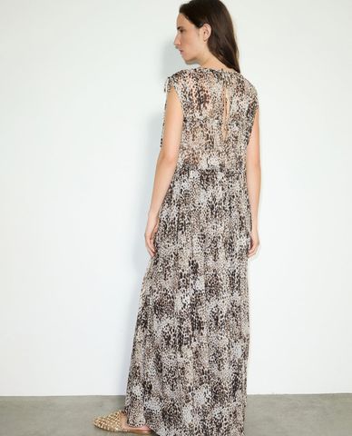  MAX&Co. - Đầm sát nách maxi cổ tròn in họa tiết Mcopausa 