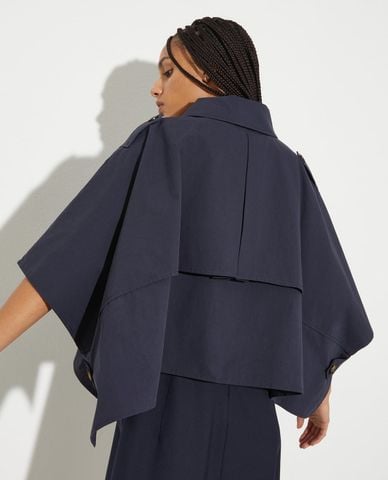  MAX&Co. - Áo choàng sơ mi nữ bất đối xứng Mcaeuforico 