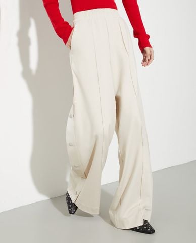  MAX&Co. - Quần nữ ống rộng phối nút Mcoululato 