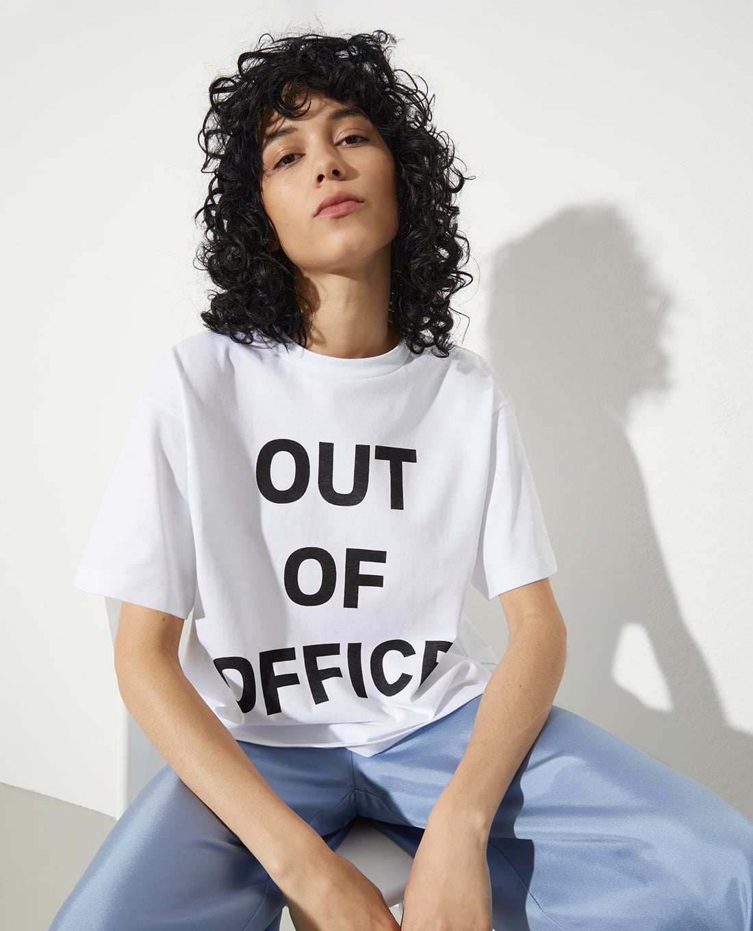 MAX&Co. - Áo thun nữ cổ tròn tay ngắn Mclferiale