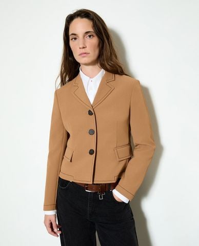  MAX&Co. - Áo khoác blazer nữ viền chỉ nổi Mcbladino 